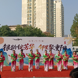 银龄绽芳华 邻里聚重阳