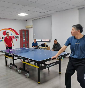 吴家山街道东兴里社区 开展“银龄健身 快乐乒乓” 老年人活动