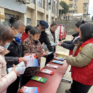 吴家山街道：吴兴社区开展“宪法宣传+志愿服务”主题宣传活动