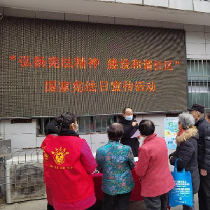 吴家山街恒春里社区“弘扬宪法精神 建设和谐社区”国家宪法日宣传活动