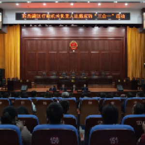 东西湖区组织开展行政机关负责人出庭应诉旁听讲评“三合一”活动