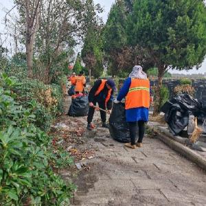 落实部署优环境 暖心护航祭清明 —— 东西湖区全力推进辖区公墓环境综合整治