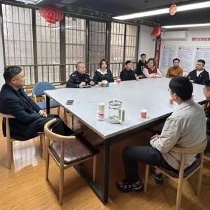 银花社区警社联动绘就平安底色，专题宣讲护航规范经营