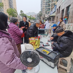 常青花园第六社区开展学雷锋志愿服务活动