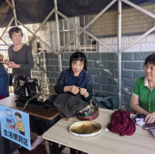 东山街五一社区开展便民志愿服务活动 东山街道 