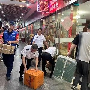 筑牢安全“防火墙”，杨柳社区开展市场消防安全联合大检查