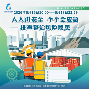 答题抽背包、风扇！东西湖安全生产月有奖竞答来了
