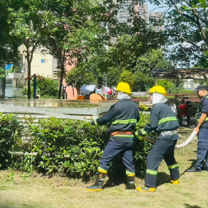 径河街道赛洛城社区：开展夏季消防演练暨防溺水专项宣传活动