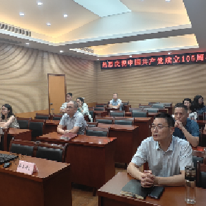 赓续红色血脉 激扬审计使命 ——区审计局组织集中观看庆祝中国共产党成立105周年大会