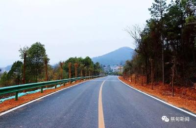 喜讯！继嵩阳大道后，蔡甸区又一乡村振兴道路建成通车