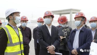 郝胜勇调研蔡甸经济开发区（奓山街）重点项目建设情况