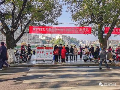 蔡甸区“三八”维权周：维护“她”的权益