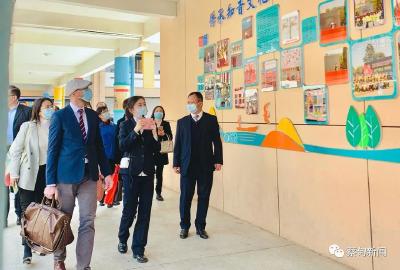 加强中法文化交流 武汉中法友谊小学迎来法国朋友