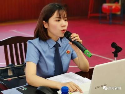 对校园欺凌说“不”！蔡甸检察干警送法进校园