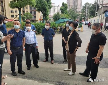 立查立改  全力以赴  蔡甸区领导带队巡查国家卫生城市复审迎检工作