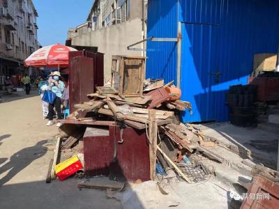 迎接国家卫生城市复审 张湾街道突击抓整改
