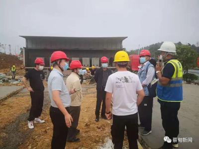 区住建局积极指导灾后受损在建项目企业恢复生产