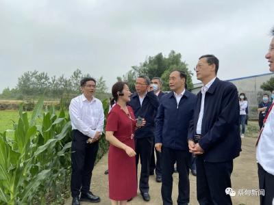 全国供销合作总社党组书记韩立平一行到蔡甸区调研