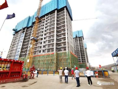 “比、学、赶、超” 蔡甸区推进建设工地文明施工精细化管理