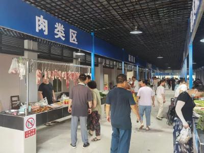 旧貌换新颜！大集南湖便民（临时）市场今日启用
