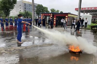 蔡甸加油站开展突发事故应急演练 提升反应处置能力