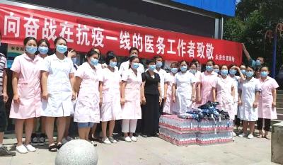 爱心企业为永安防疫一线工作人员送清凉