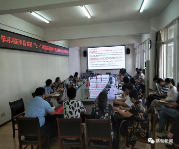 深入学习“七一”重要讲话精神 蔡甸区商务局开展专题宣讲会