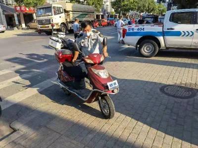 蔡甸玉贤街道整治市容环境 干净整洁迎国庆
