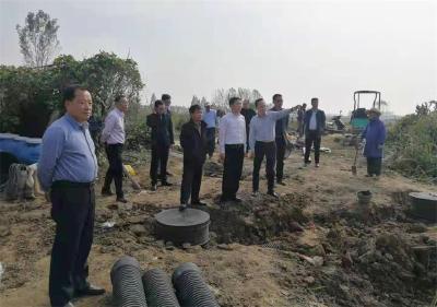 市生态环境局调研蔡甸区农村生态环境保护工作