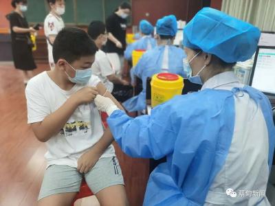 蔡甸区全面启动3-11岁人群新冠病毒疫苗免费接种