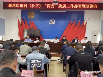 张湾街道部署村（社区）“两委”换届工作