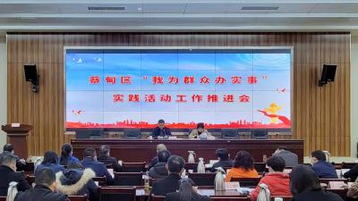 全面推进实事项目落地见效 蔡甸区部署推进“我为群众办实事”实践活动