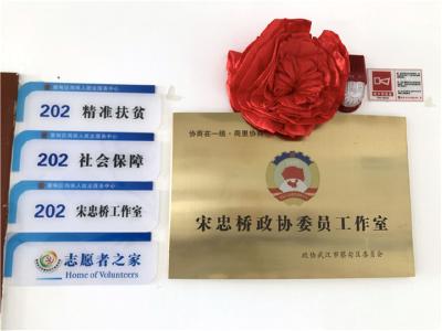 帮扶残疾人就业  宋忠桥政协委员工作室挂牌成立