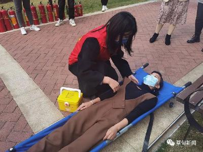 防患于未“燃” 蔡甸居民小区开展消防实战演练