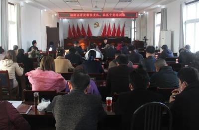 常学常新、锐意进取|桐湖办事处开展学习贯彻党的十九届六中全会精神宣讲