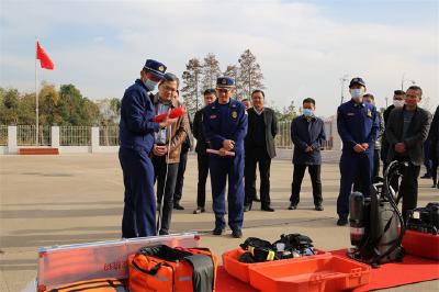 蔡甸区星光村微型消防站投入运行