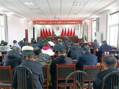 桐湖开展学习贯彻党的十九届六中全会精神报告会