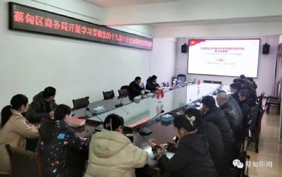 区商务局举办学习贯彻党的十九届六中全会精神宣讲报告会