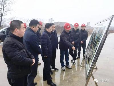 区领导调研柏林地铁小镇片区建设