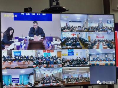 蔡甸区召开视频会部署春节期间全区社区疫情防控工作