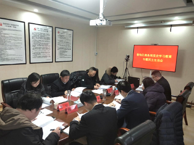 蔡甸区商务局召开党史学习教育专题民主生活会