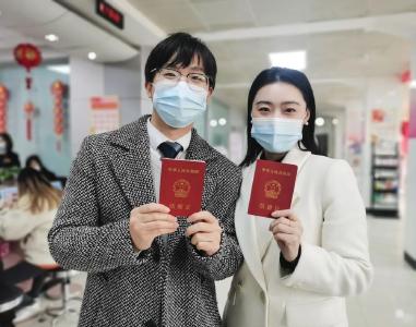 20220222史上最爱日 蔡甸迎结婚登记高峰