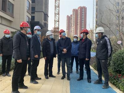 蔡甸区开展建筑工地疫情防控检查