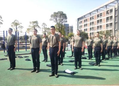 蔡甸预定新兵役前集中教育训练  军营之旅即将起航