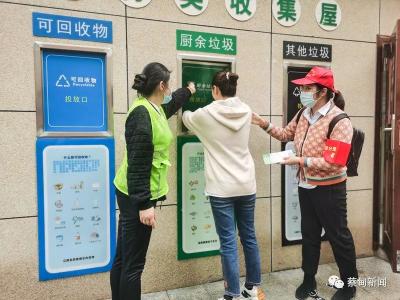 垃圾分类“桶点”变“景点” 蔡甸这个社区获评省级示范创建先进社区