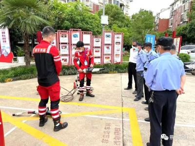 蔡甸：应急科普进社区 安全守护千万家