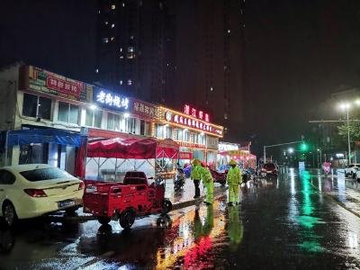 最强降雨来袭 蔡甸全力排水保畅通