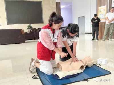 蔡甸区红十字会应急救护培训首入党校课程
