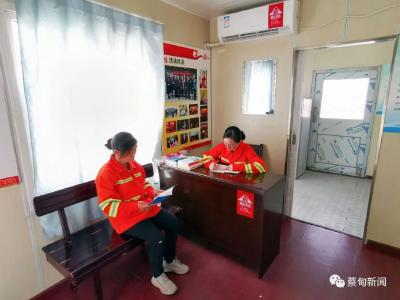 蔡甸区16家爱心驿站敞开大门，为高温下的坚守者送“清凉”