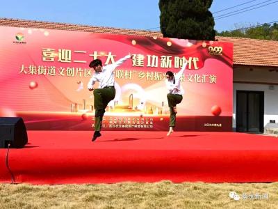 喜迎二十大丨国企联村助乡村振兴 蔡甸五村村民载歌载舞展成果